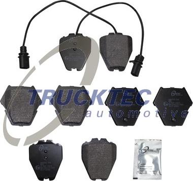 Trucktec Automotive 07.35.230 - Brake Pad Set, disc brake autospares.lv