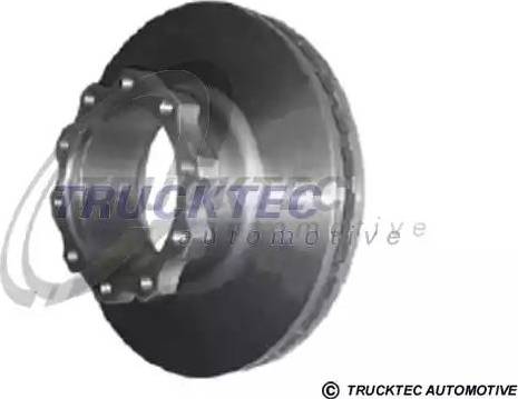 Trucktec Automotive 14.35.008 - Brake Disc autospares.lv