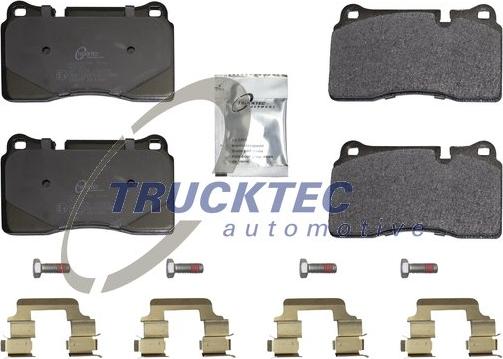 Trucktec Automotive 22.35.121 - Brake Pad Set, disc brake autospares.lv