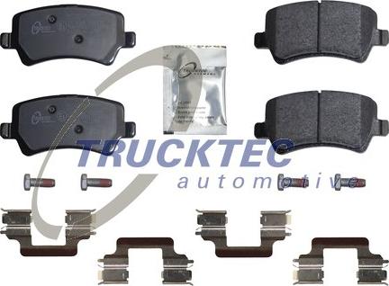 Trucktec Automotive 22.35.127 - Brake Pad Set, disc brake autospares.lv