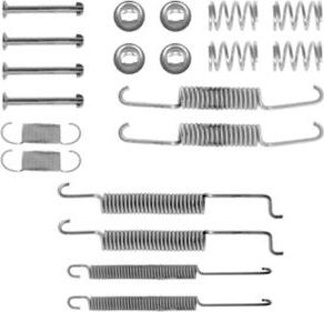 Trusting 9025 - Accessory Kit, brake shoes autospares.lv