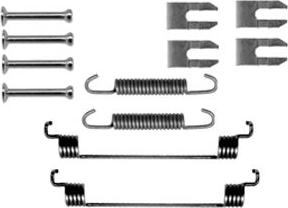 Trusting 9124 - Accessory Kit, brake shoes autospares.lv