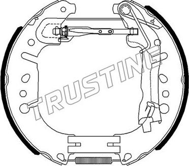 Trusting 649.0 - Brake Shoe Set autospares.lv