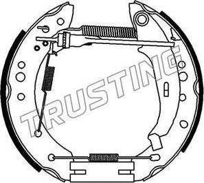 Trusting 6441 - Brake Shoe Set autospares.lv