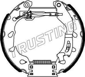 Trusting 646.0 - Brake Shoe Set autospares.lv