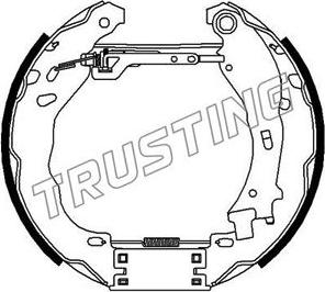 Trusting 647.0 - Brake Shoe Set autospares.lv