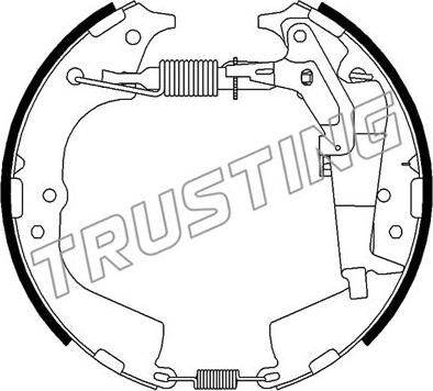 Trusting 651.0 - Brake Shoe Set autospares.lv