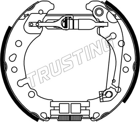 Trusting 653.0 - Brake Shoe Set autospares.lv