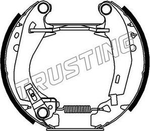 Trusting 609.0 - Brake Shoe Set autospares.lv