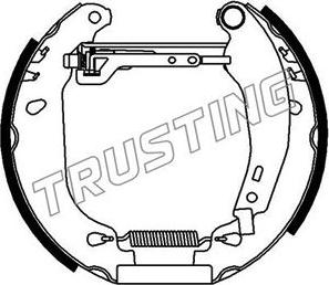 Trusting 6092 - Brake Shoe Set autospares.lv