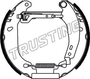 Trusting 6067 - Brake Shoe Set autospares.lv