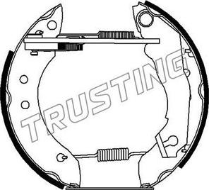 Trusting 6007 - Brake Shoe Set autospares.lv