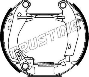 Trusting 6013 - Brake Shoe Set autospares.lv