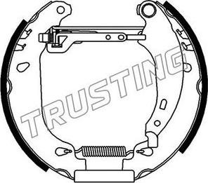 Trusting 616.0 - Brake Shoe Set autospares.lv