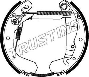 Trusting 6117 - Brake Shoe Set autospares.lv