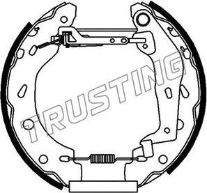 Trusting 6186 - Brake Shoe Set autospares.lv