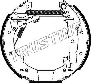 Trusting 613.0 - Brake Shoe Set autospares.lv