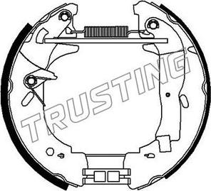 Trusting 634.0 - Brake Shoe Set autospares.lv