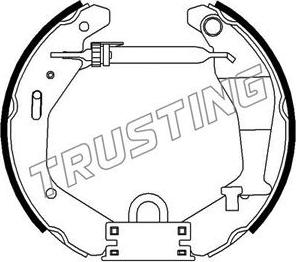 Trusting 6318 - Brake Shoe Set autospares.lv