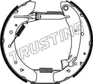 Trusting 6335 - Brake Shoe Set autospares.lv