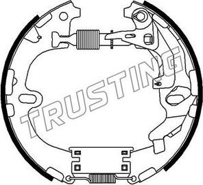 Trusting 633.0 - Brake Shoe Set autospares.lv