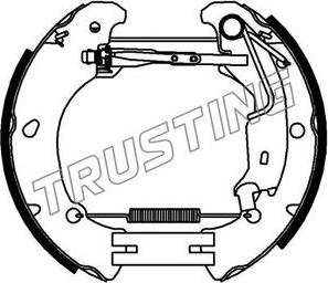 Trusting 6377 - Brake Shoe Set autospares.lv