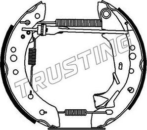 Trusting 626.0 - Brake Shoe Set autospares.lv