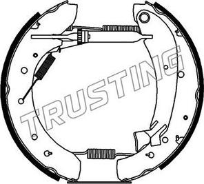 Trusting 6208 - Brake Shoe Set autospares.lv