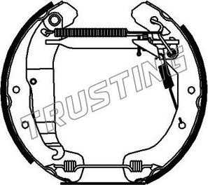 Trusting 6214 - Brake Shoe Set autospares.lv