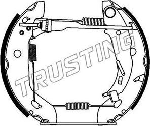 Trusting 621.0 - Brake Shoe Set autospares.lv