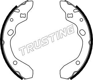 Trusting 049.144 - Brake Shoe Set autospares.lv