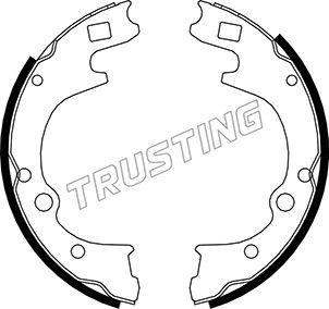 Trusting 049.155 - Brake Shoe Set autospares.lv