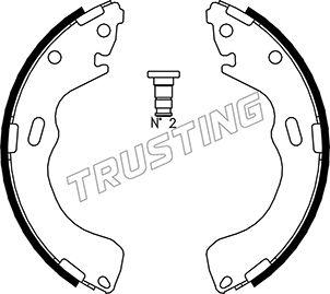 Trusting 049.150 - Brake Shoe Set autospares.lv
