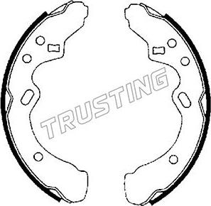 Trusting 049.131 - Brake Shoe Set autospares.lv