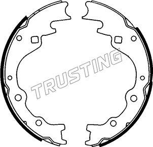 Trusting 049.124 - Brake Shoe Set autospares.lv