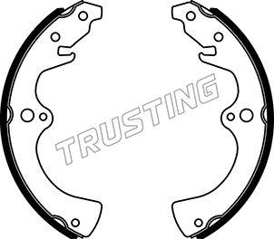 Trusting 049.120 - Brake Shoe Set autospares.lv