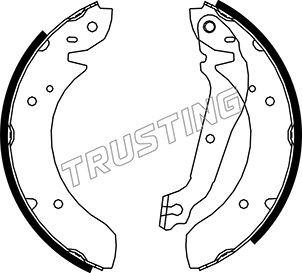 Trusting 049.171 - Brake Shoe Set autospares.lv