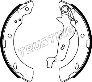 Trusting 044.029 - Brake Shoe Set autospares.lv