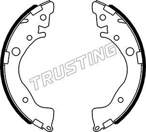 Trusting 044.028 - Brake Shoe Set autospares.lv