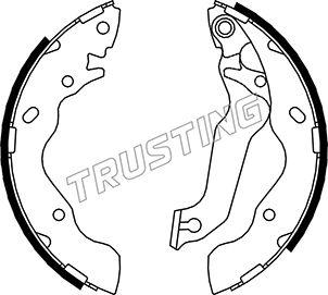 Trusting 046.206 - Brake Shoe Set autospares.lv