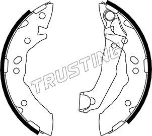 Trusting 046.203 - Brake Shoe Set autospares.lv