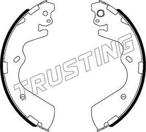 Trusting 046.234 - Brake Shoe Set autospares.lv