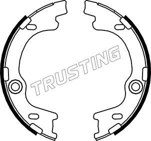 Trusting 046.221 - Brake Shoe Set, parking brake autospares.lv