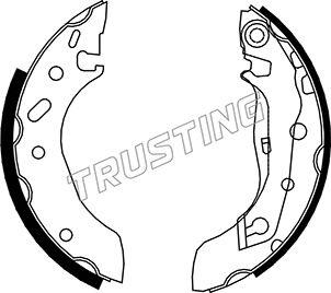 Trusting 040.141 - Brake Shoe Set autospares.lv