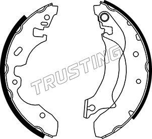 Trusting 040.143 - Brake Shoe Set autospares.lv