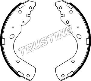 Trusting 040.156 - Brake Shoe Set autospares.lv