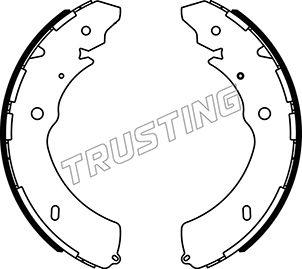 Trusting 047.379 - Brake Shoe Set autospares.lv