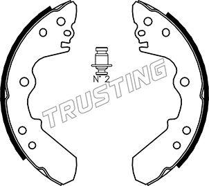Trusting 047.371 - Brake Shoe Set autospares.lv