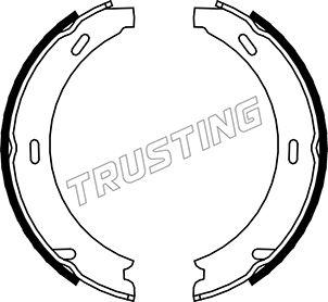 Trusting 052.117 - Brake Shoe Set, parking brake autospares.lv