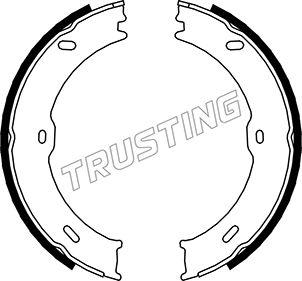 Trusting 052.133 - Brake Shoe Set, parking brake autospares.lv